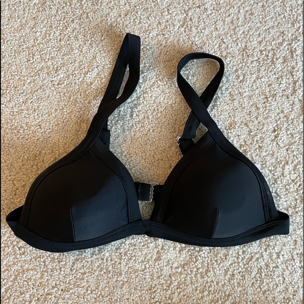 Black Triangle Bikini Top